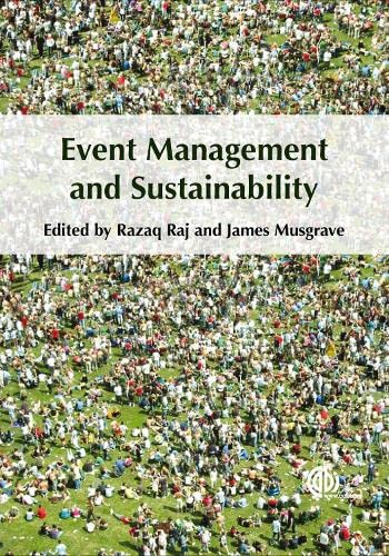 9781845935245: Event Management and Sustainability [Lingua Inglese]