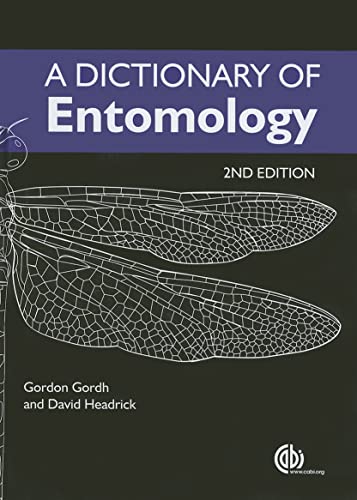 Imagen de archivo de A Dictionary of Entomology a la venta por Books Puddle