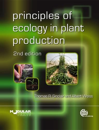 Imagen de archivo de Principles of Ecology in Plant Production a la venta por Books Puddle