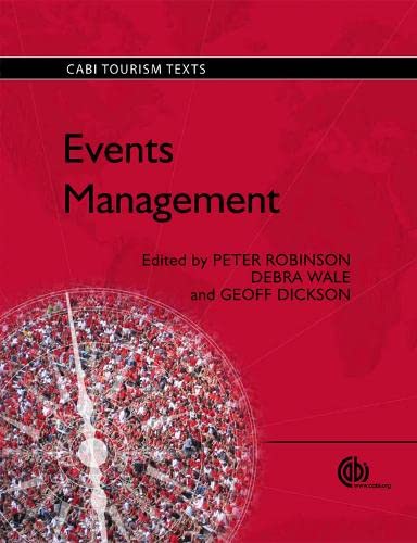 9781845936822: Events Management (CABI Tourism Texts)