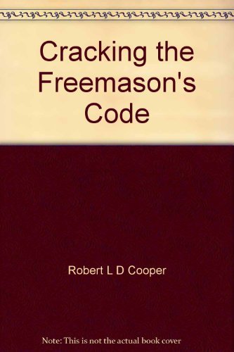 Imagen de archivo de Cracking the Freemason's Code a la venta por AwesomeBooks