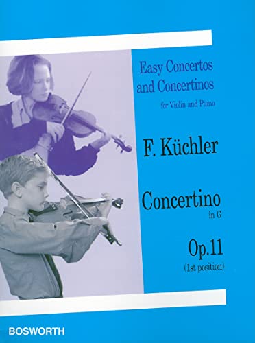Imagen de archivo de Concertino in G, Op. 11 (1st and 3rd position): Easy Concertos and Concertinos Series for Violin and Piano a la venta por Ergodebooks