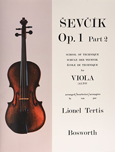 Imagen de archivo de Sevcik Viola Studies : School of Technique a la venta por GreatBookPrices