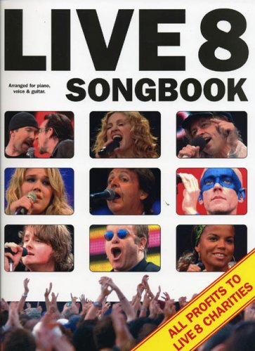 9781846091865: The live 8 songbook piano, voix, guitare