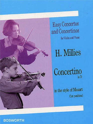 Beispielbild fr Concertino in D in the Style of Mozart. Fr Violine und Piano zum Verkauf von medimops