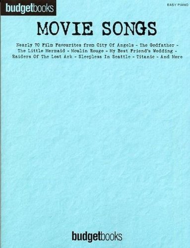Stock image for Movie Songs: Easy Piano Songbook (Budget Books) for sale by WorldofBooks