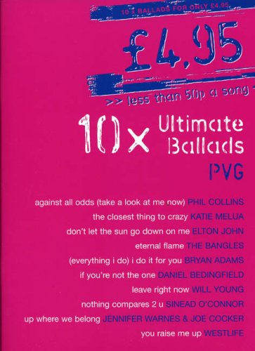Stock image for 10 Ultimate Ballads: PVG for sale by WorldofBooks