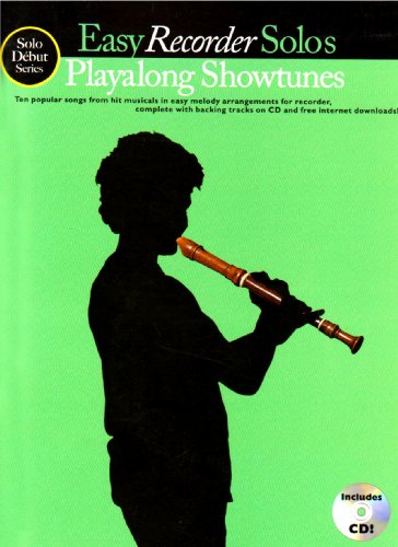 9781846096136: Solo debut: playalong showtunes - easy recorder solos +cd