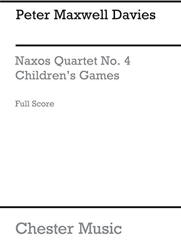 Beispielbild fr Naxos Quartet No. 4 Children's Games zum Verkauf von MusicMagpie