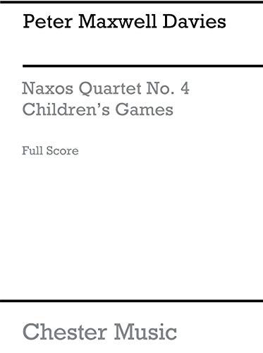 9781846096150: Naxos Quartet No. 4 Children's Games