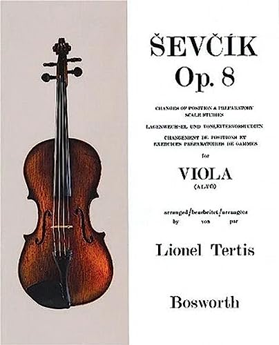 Stock image for Sevcik for Viola - Opus 8: Changes of Position & Preparatory Scale Studies for sale by Idaho Youth Ranch Books