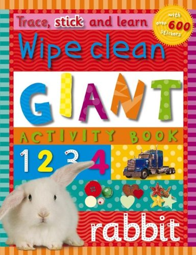 Imagen de archivo de Trace, Stick and Learn Wipe Clean Giant Activity Book a la venta por Idaho Youth Ranch Books