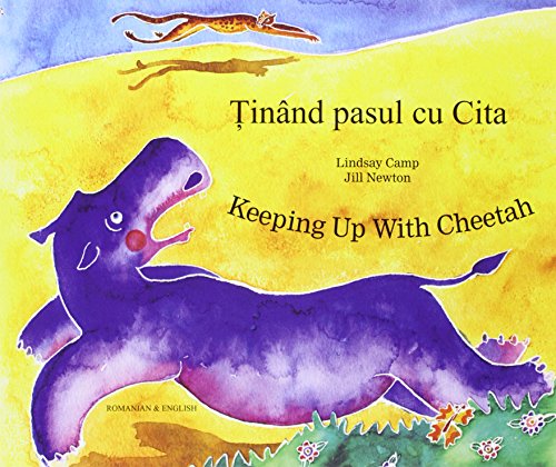 Beispielbild fr Keeping Up with Cheetah in Romanian & English zum Verkauf von WorldofBooks