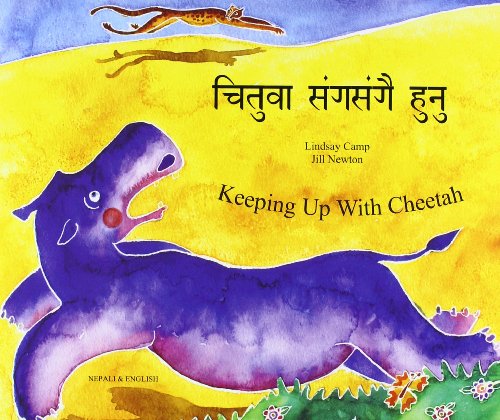 Beispielbild fr Keeping Up with Cheetah in Nepali & English zum Verkauf von WorldofBooks