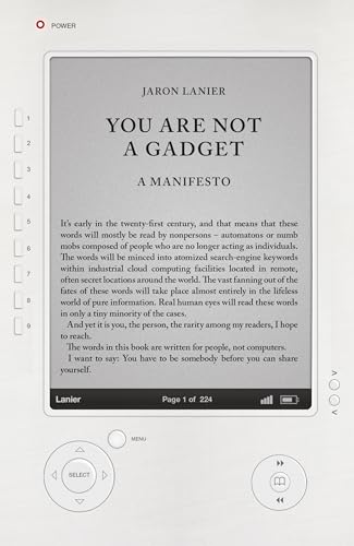 9781846143427: You Are Not A Gadget: A Manifesto