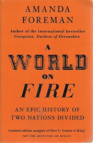 9781846144356: A World on Fire: An Epic History of Two Nations Divided