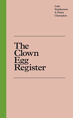Imagen de archivo de The Clown Egg Register a la venta por Blackwell's