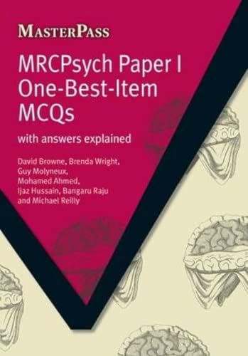Stock image for Mrcpsych Paper I One-Best-Item Mcqs: With Answers Explained for sale by Revaluation Books