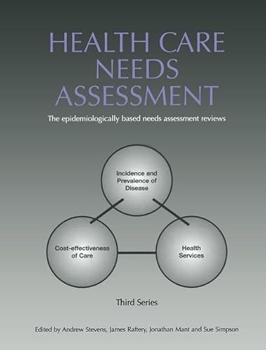 Imagen de archivo de Health Care Needs Assessment : The Epidemiologically Based Needs Assessment Reviews, V. 2, First Series a la venta por Better World Books