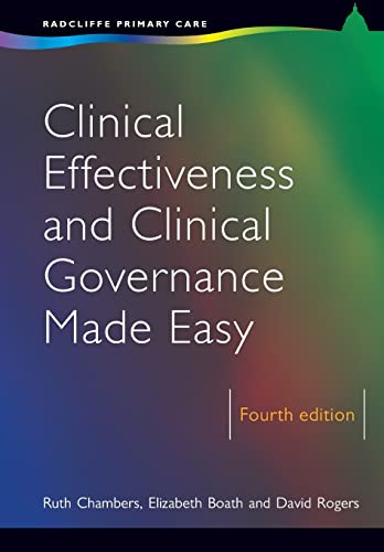 Beispielbild fr Clinical Effectiveness and Clinical Governance Made Easy zum Verkauf von Better World Books Ltd