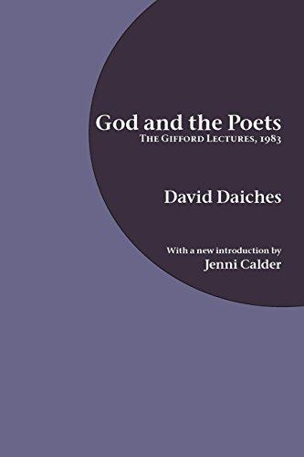 9781846220265: God and the Poets: The Gifford Lectures, 1983