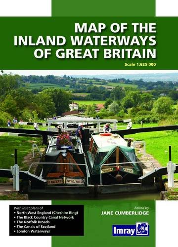 Stock image for Map of the Inland Waterways of Great Britain for sale by SN Books Ltd