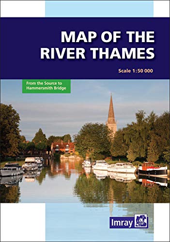 Imagen de archivo de River Thames Map a la venta por WorldofBooks
