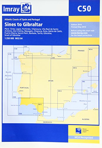 Beispielbild fr Imray Chart C50: Sines to Gibraltar zum Verkauf von WorldofBooks