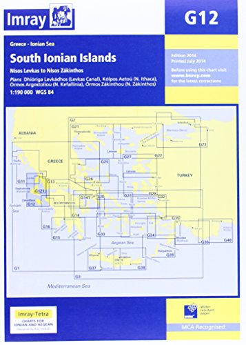 Beispielbild fr Imray Chart G12: South Ionian Islands zum Verkauf von WorldofBooks