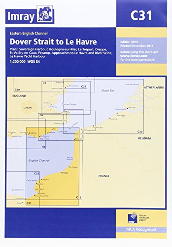 9781846236419: Imray Chart C31: Dover Strait to Le Havre