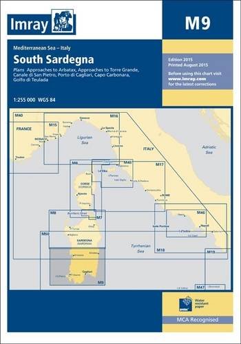 Beispielbild fr Imray Chart M9: South Sardegna zum Verkauf von medimops