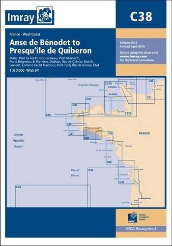 9781846237171: Imray Chart C38: Anse de Benodet to Presqu'ile de Quiberon