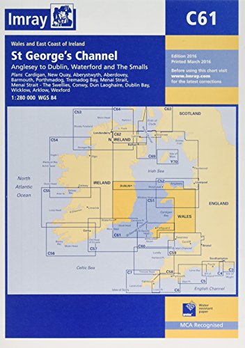 9781846237461: Imray Chart C61: St George's Channel - Anglesey to Dublin, Waterford and the Smalls