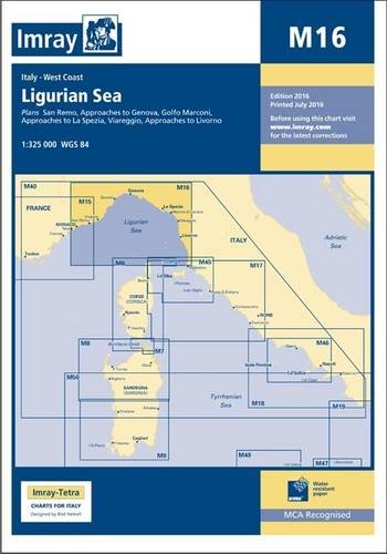 9781846238444: Imray Chart M16: Ligurian Sea