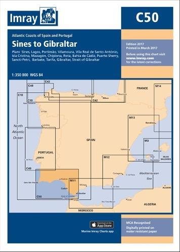 Beispielbild fr C50 Sines to Gibraltar (Imray Chart) zum Verkauf von Kennys Bookshop and Art Galleries Ltd.