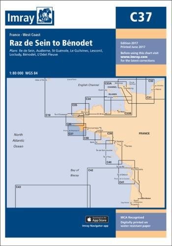Beispielbild fr Imray Chart C37: Raz de Sein to Benodet (C Series) zum Verkauf von WorldofBooks