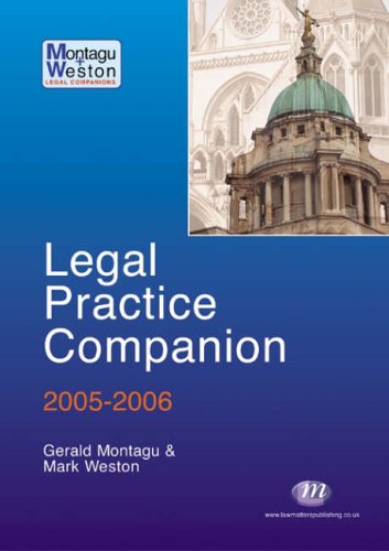 Stock image for The Legal Practice Companion 2005-6 (LPC Companions) for sale by WeBuyBooks