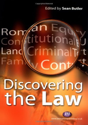 Beispielbild fr Discovering the Law (Law Textbooks) zum Verkauf von Reuseabook