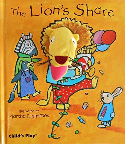 Beispielbild fr The Lion's Share [With Finger Puppet] (Activity Books) (Finger Puppet Books) zum Verkauf von SecondSale