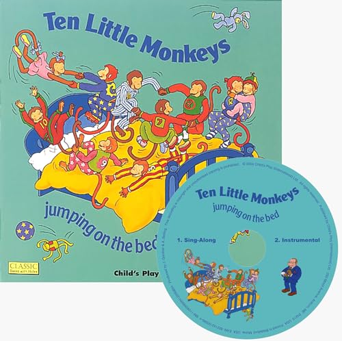 Imagen de archivo de Ten Little Monkeys Jumping on the Bed [With CD (Audio)] a la venta por ThriftBooks-Dallas