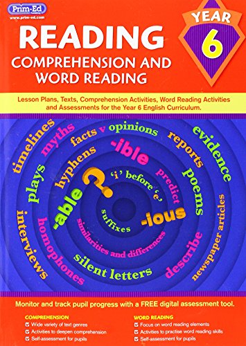 Beispielbild fr Reading Comprehension and Word Reading: Year 6: Lesson Plans, Texts, Comprehension Activities, Word Reading Activities and Assessments for the Year 6 English Curriculum zum Verkauf von WorldofBooks