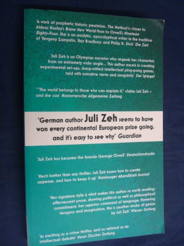 Stock image for The Method by Zeh, Juli ( Author ) ON Apr-05-2012, Paperback, ***UNCORRECTED PROOF COPY*** for sale by Collector's Corner