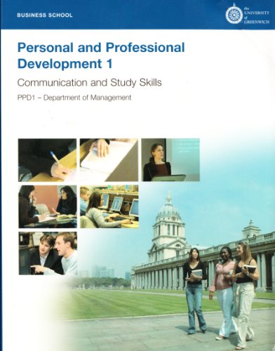 Beispielbild fr Personal and Professional Development 1: Communication and Study Skills: PPD1 - Department of Management zum Verkauf von Reuseabook