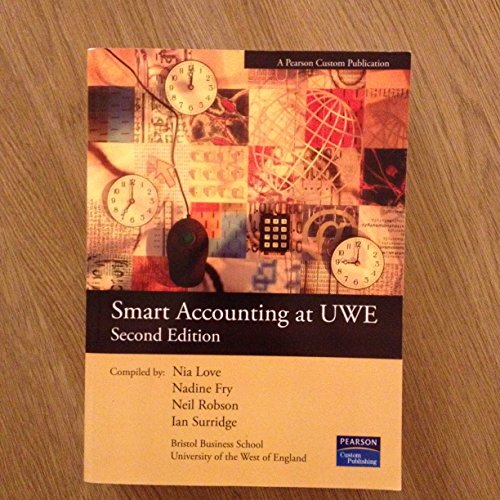 Stock image for Smart Accounting at UWE second edition for sale by Reuseabook