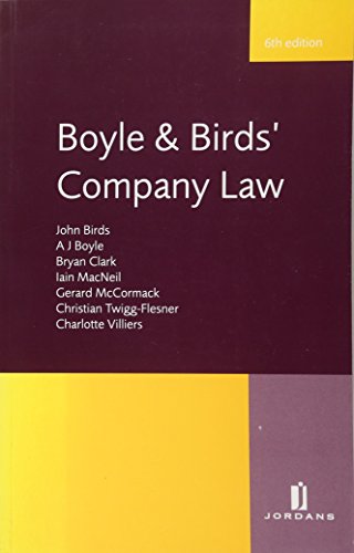 9781846610813: Boyle and Birds' Company Law