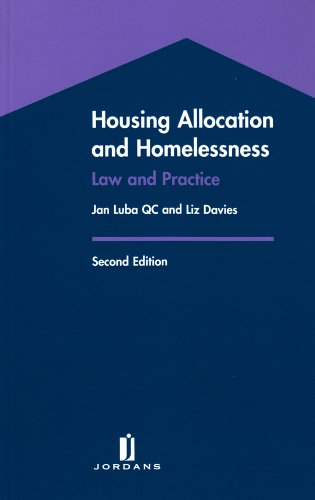 Housing Allocation and Homelessness (9781846611551) by Luba, Jan; Davies, Liz