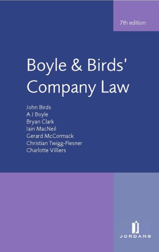 Beispielbild fr Boyle and Birds' Company Law zum Verkauf von WorldofBooks