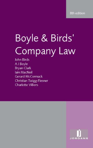 Beispielbild fr Boyle and Birds' Company Law zum Verkauf von Anybook.com