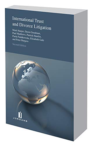 International Trust and Divorce Litigation: Second Edition (9781846613159) by Harper, Mark