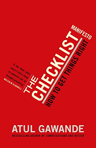 9781846683145: The Checklist Manifesto: How to Get Things Right [Lingua inglese]